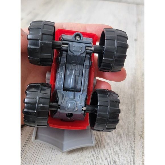 McDonald's Tonka Hasbro 2011 red pickup monster truck toy figure - Picture 6 of 6